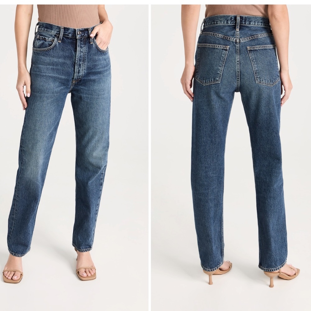 AGOLDE 90s Pinch Waist High Rise Straight Jeans